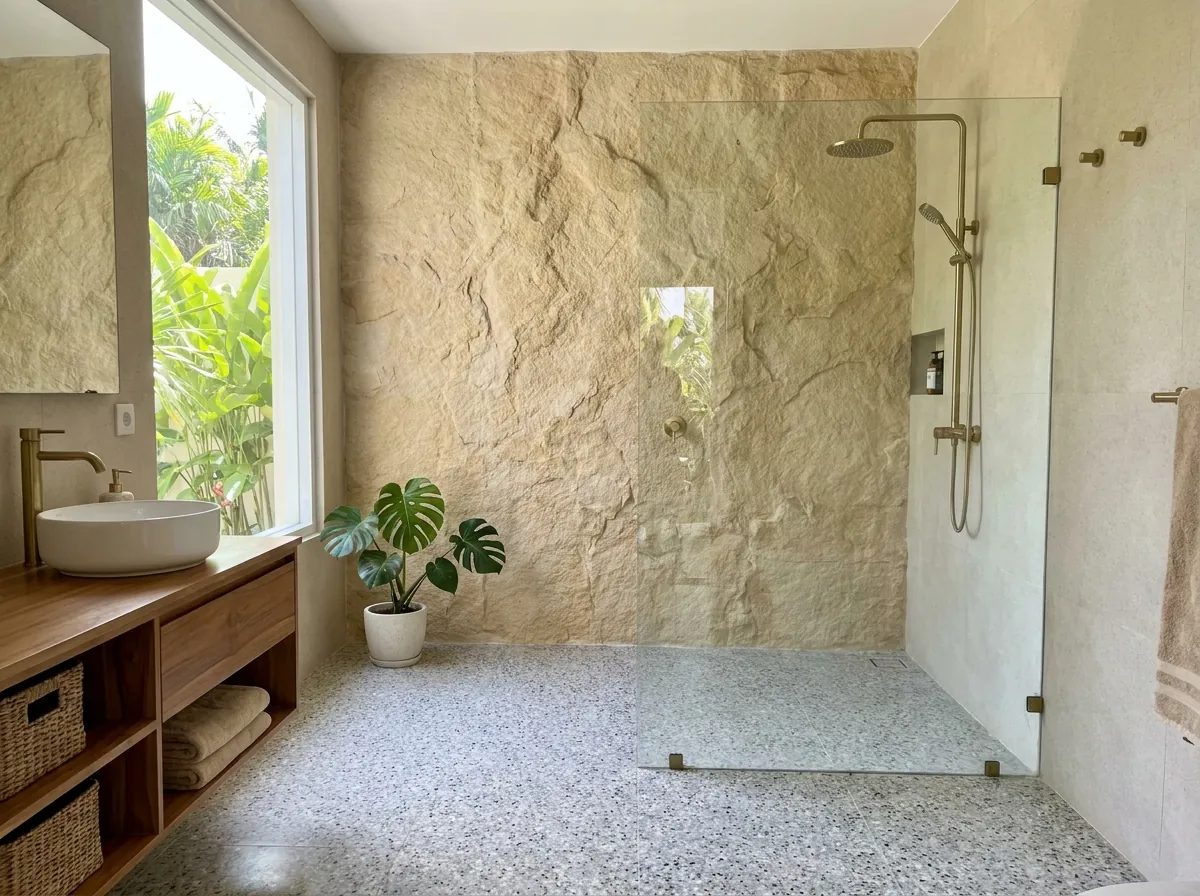 Bathroom Renovation in a Bali villa