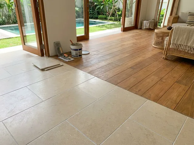 Flooring & Tiling in Bali villa