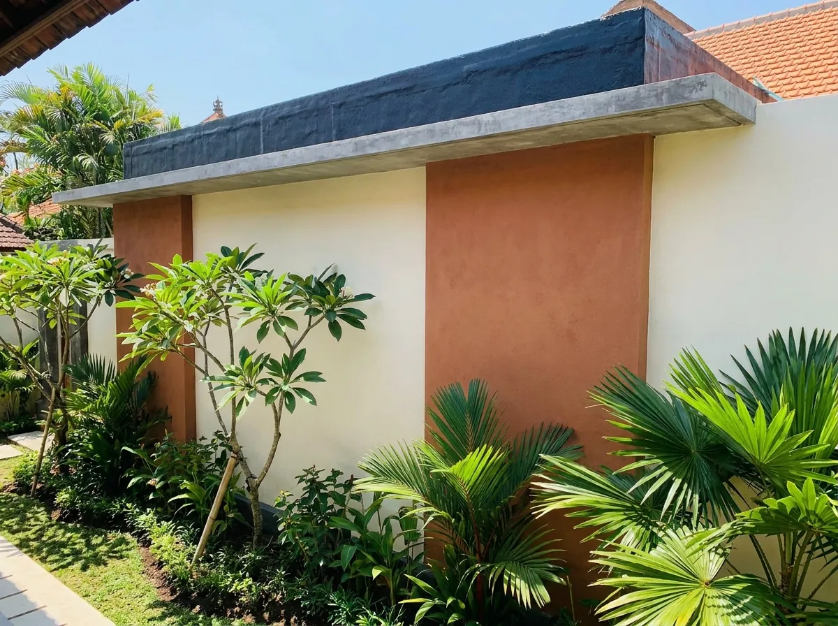 Exterior Painting & Waterproofing in a Bali villa