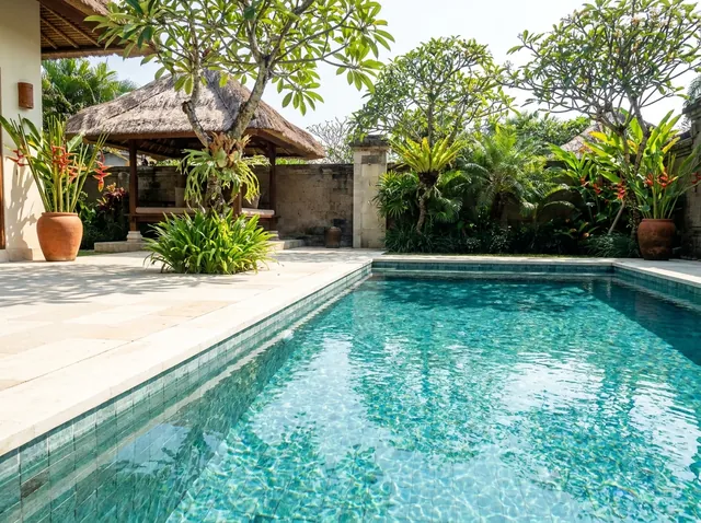 Pool Renovation & Resurfacing in Bali villa