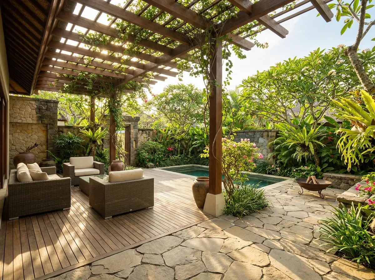 Outdoor & Terrace Renovation in a Bali villa